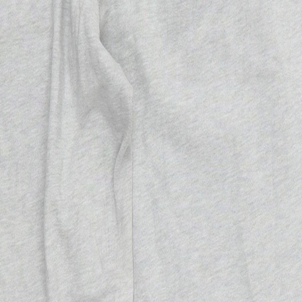 NEXT Womens Grey Cotton Sweatpants Trousers Size 10 L28 in Regular