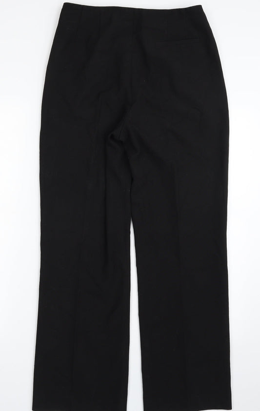Lakeland Mens Black Polyester Dress Pants Trousers Size 16 L29 in Regular Zip