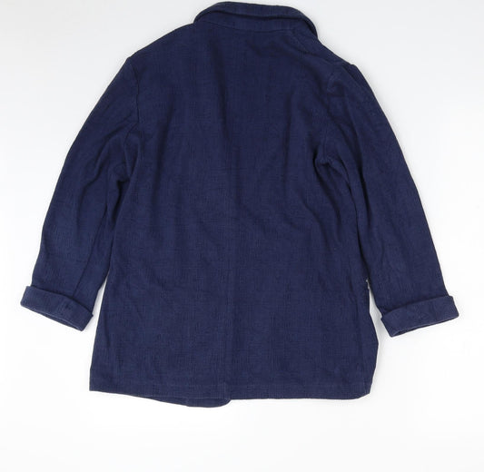 New Look Womens Blue Jacket Blazer Size 8