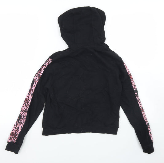 Studio Girls Black Cotton Pullover Hoodie Size 12-13 Years