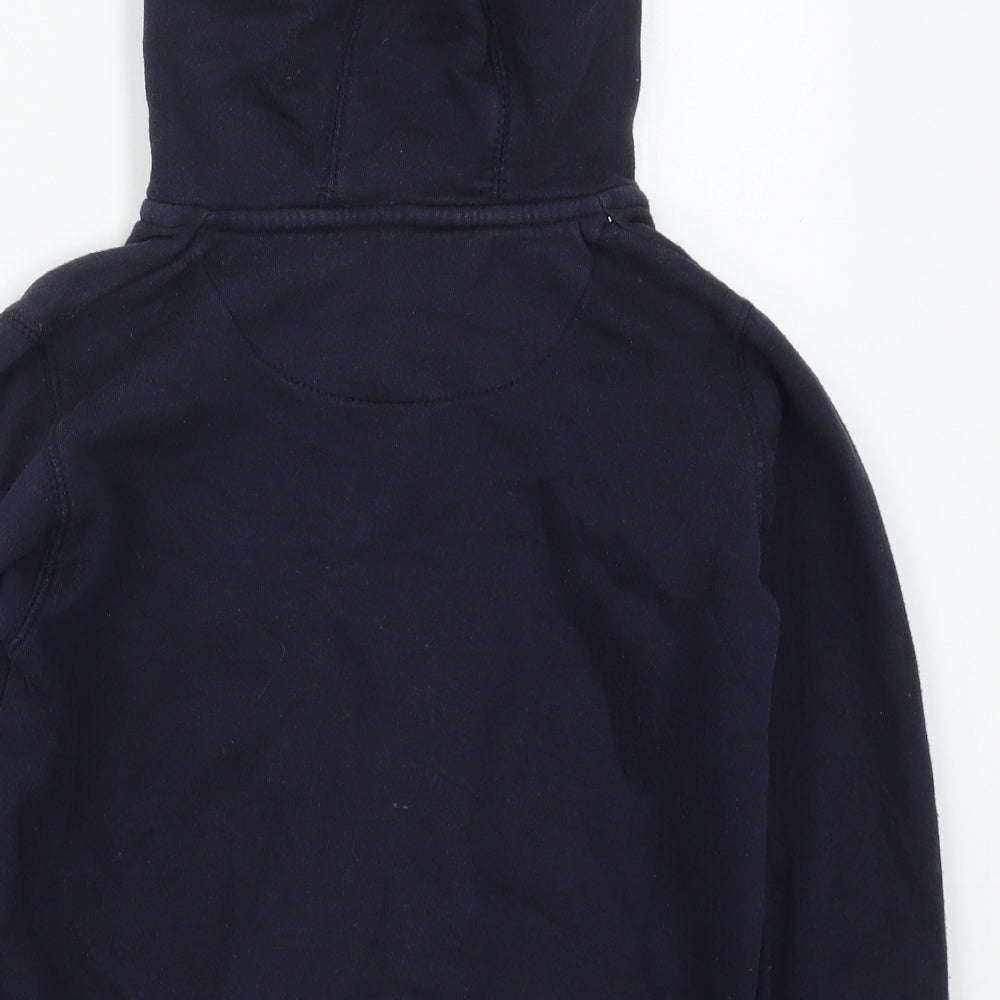 Brand and care label for Tottenham Hotspur boys’ blue cotton full zip hoodie, size 7-8, years zip - tottenham hotspur