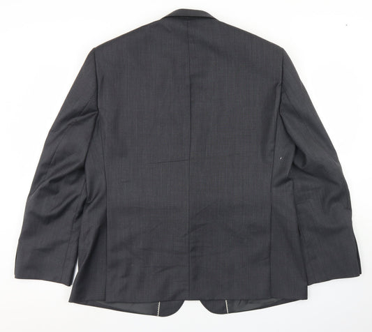 Paul Costelloe Mens Grey  Wool Jacket Blazer Size 44
