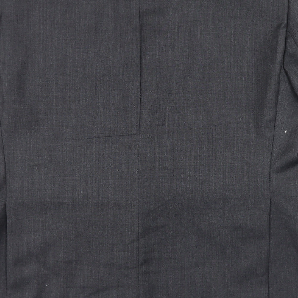 Paul Costelloe Mens Grey Wool Jacket Blazer Size 44
