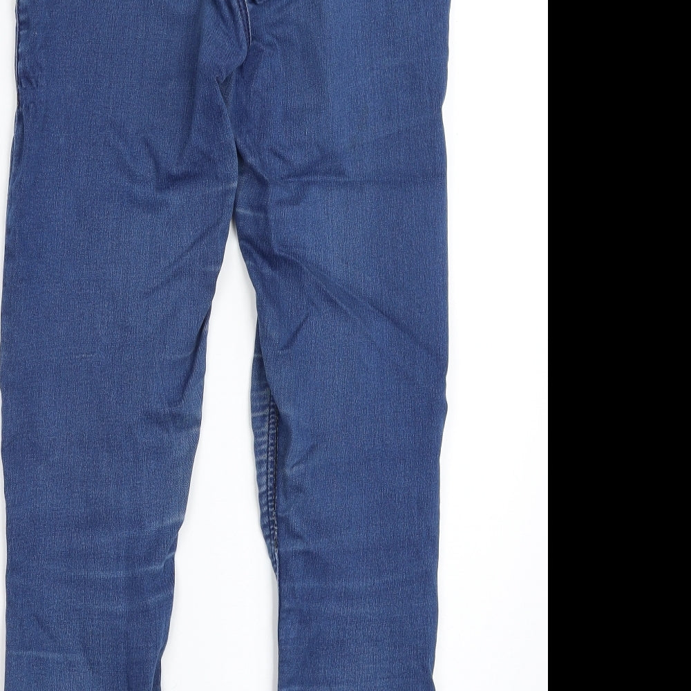 Topshop Womens Blue Cotton Jegging Jeans Size 28 in L26 in Slim