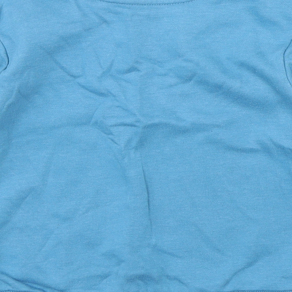 Dunnes Stores Boys Blue Cotton Pullover Sweatshirt Size 2-3 Years Pullover