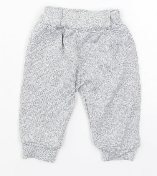 SheIn Girls Grey Cotton Sweatpants Trousers Size 0-3 Months