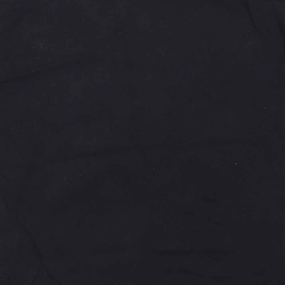 Fruit of the Loom Boys Black Cotton Basic T-Shirt Size 9-10 Years Crew Neck Pullover - Cobra Kai