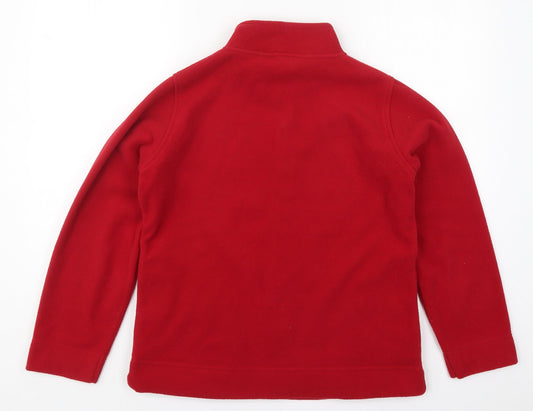 Isle Womens Red Jacket Size 14 Zip