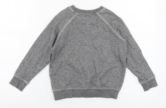 NEXT Boys Grey 100% Cotton Pullover Sweatshirt Size 6-7 Years Pullover