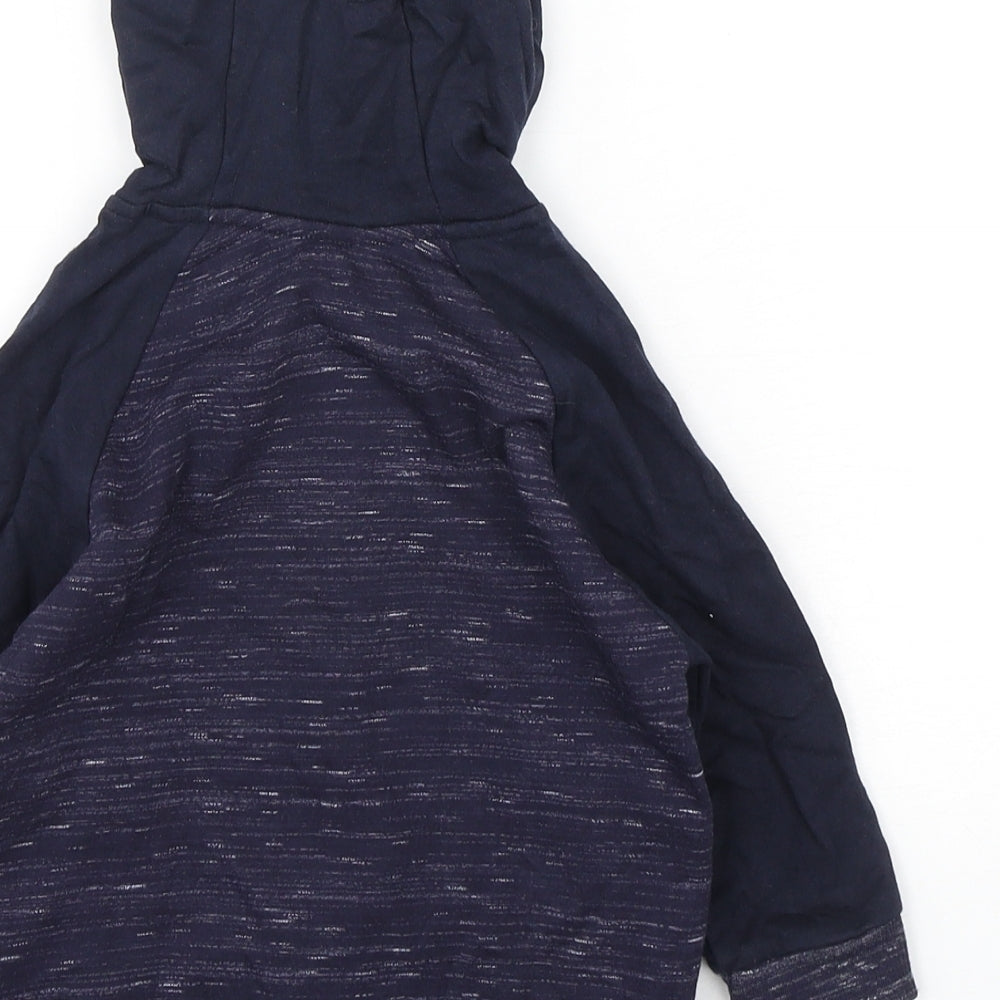 Very Boys Blue Polyester Full Zip Hoodie Size 2-3 Years