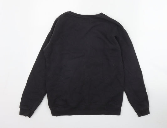 Primark Girls Grey Cotton Pullover Sweatshirt Size 12-13 Years Pullover - 'Always be yourself'