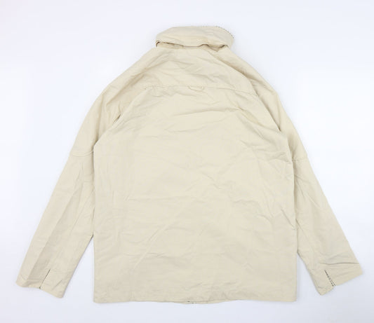 Blair Womens Beige Jacket Size M Zip