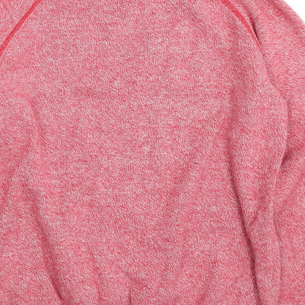 Gap Girls Pink Crew Neck 100% Cotton Pullover Jumper Size 10-11 Years Pullover