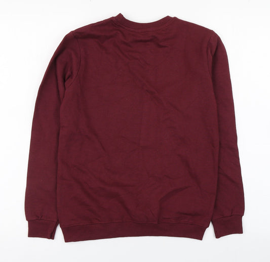 Twenty4 Girls Red 100% Cotton Pullover Sweatshirt Size 11-12 Years Pullover