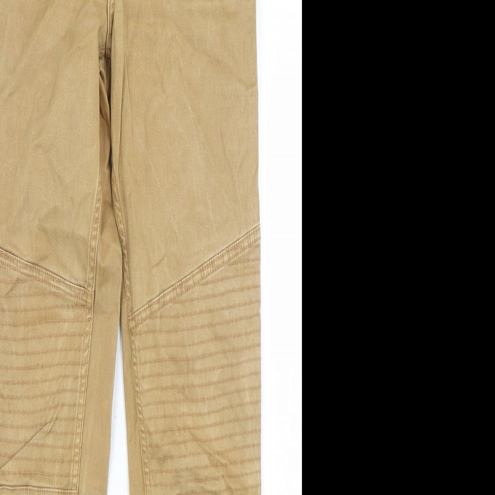 Hollister Womens Brown Cotton Skinny Jeans Size 25 in L31 in Regular Button