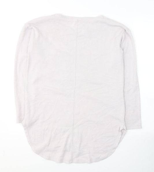 NEXT Womens Grey Cotton Pullover Sweatshirt Size XS Pullover