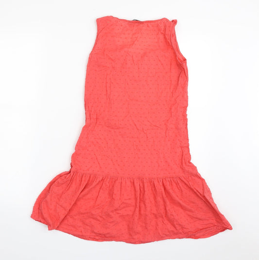 Yepme Womens Pink 100% Cotton A-Line Size XS Scoop Neck Pullover