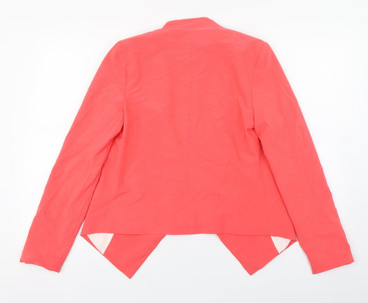 New Look Womens Pink Jacket Blazer Size 10