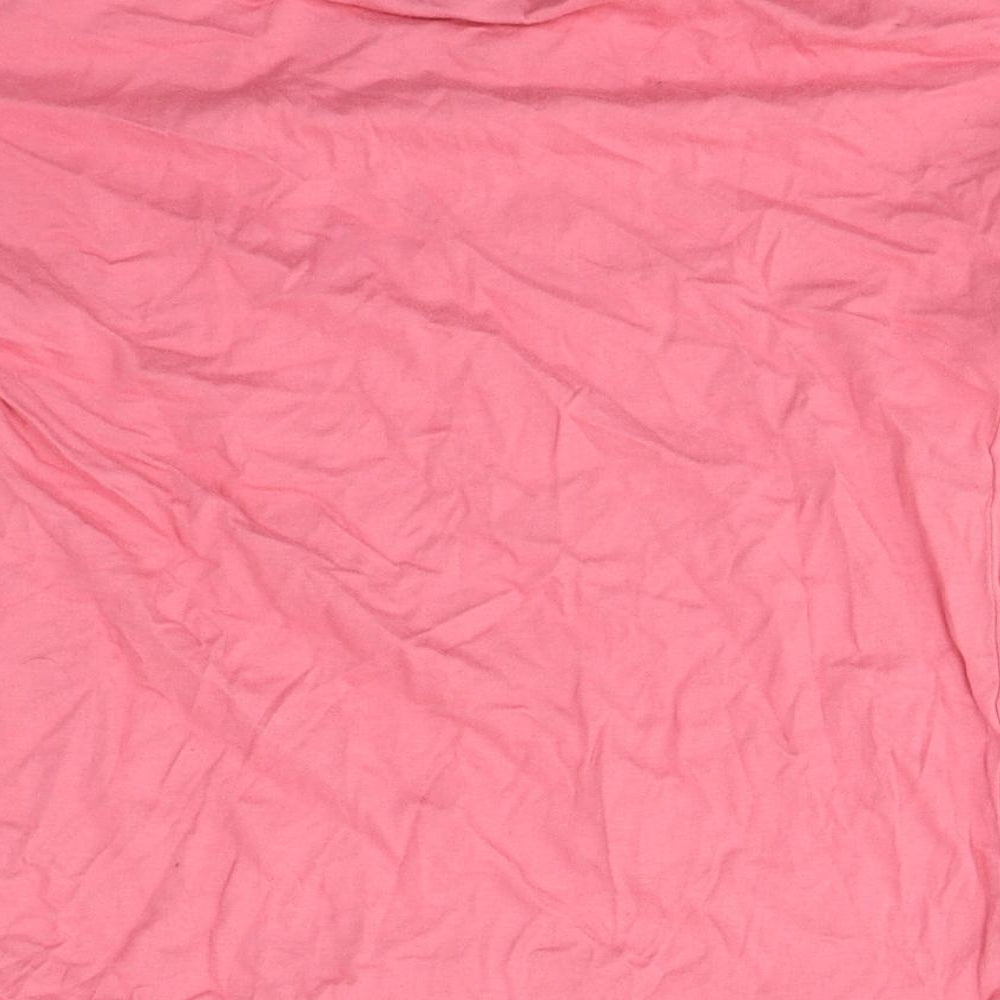 I Love Girls Wear Girls Pink Cotton Pullover T-Shirt Size 10 Years Round Neck Pullover
