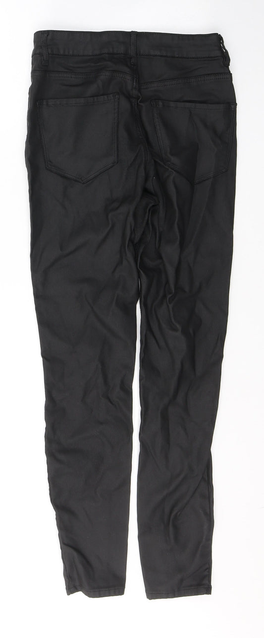 Urban Bliss Womens Black Viscose Skinny Jeans Size 10 L28 in Regular Button