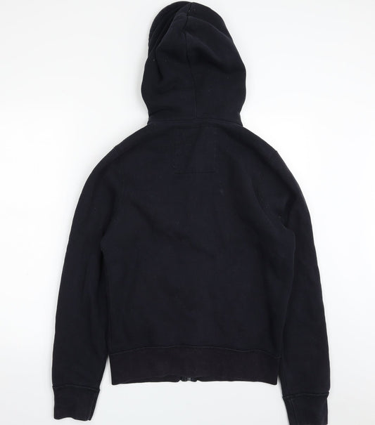 Hollister Womens Blue Cotton Full Zip Hoodie Size S Zip - SURF TOUR