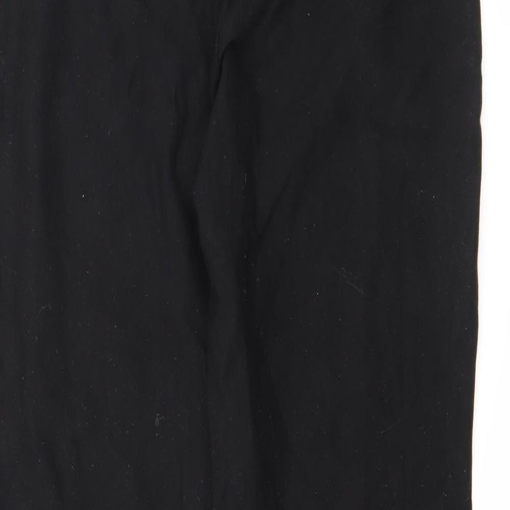 Gerard Womens Black Viscose Trousers Size 14 L28 in Regular