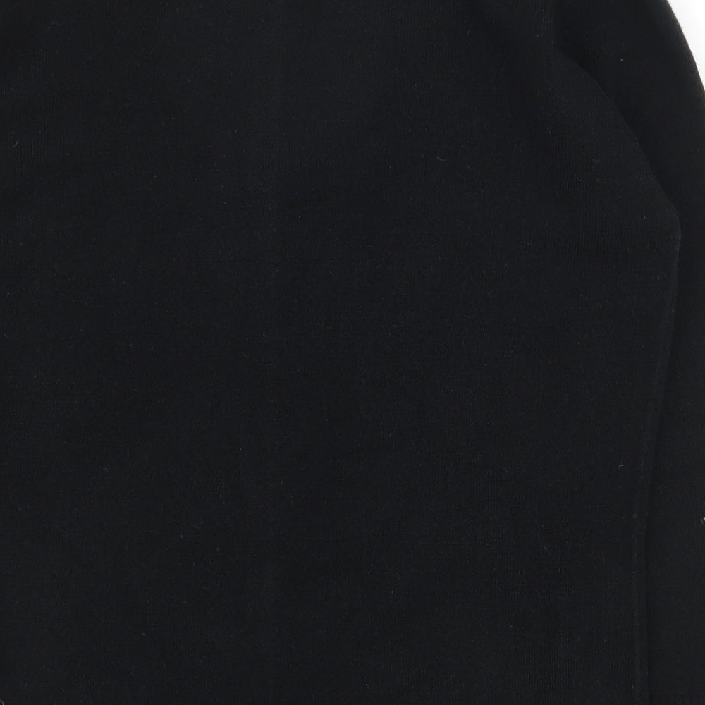 Mackays Womens Black Round Neck Acrylic Cardigan Jumper Size S - Snap closure