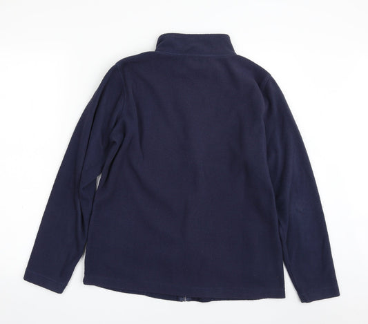 Anthology Womens Blue   Jacket  Size 12  Zip - Size 12-14