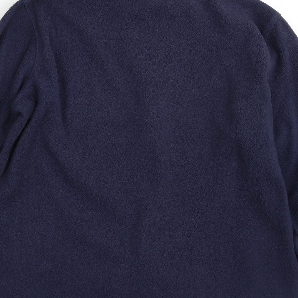 Anthology Womens Blue Jacket Size 12 Zip - Size 12-14