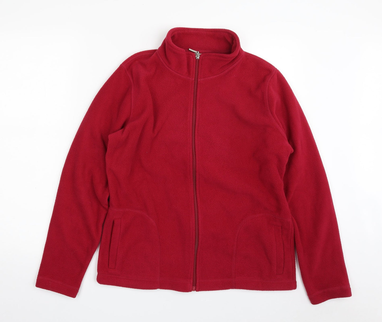 Anthology Womens Pink Jacket Size 12 Zip