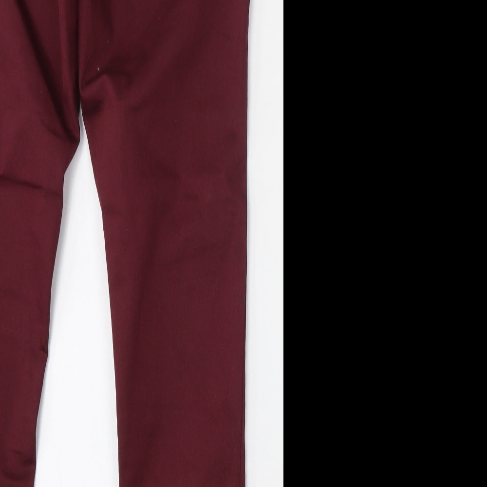 Dunnes Stores Womens Purple Cotton Jegging Jeans Size 14 L30 in Regular
