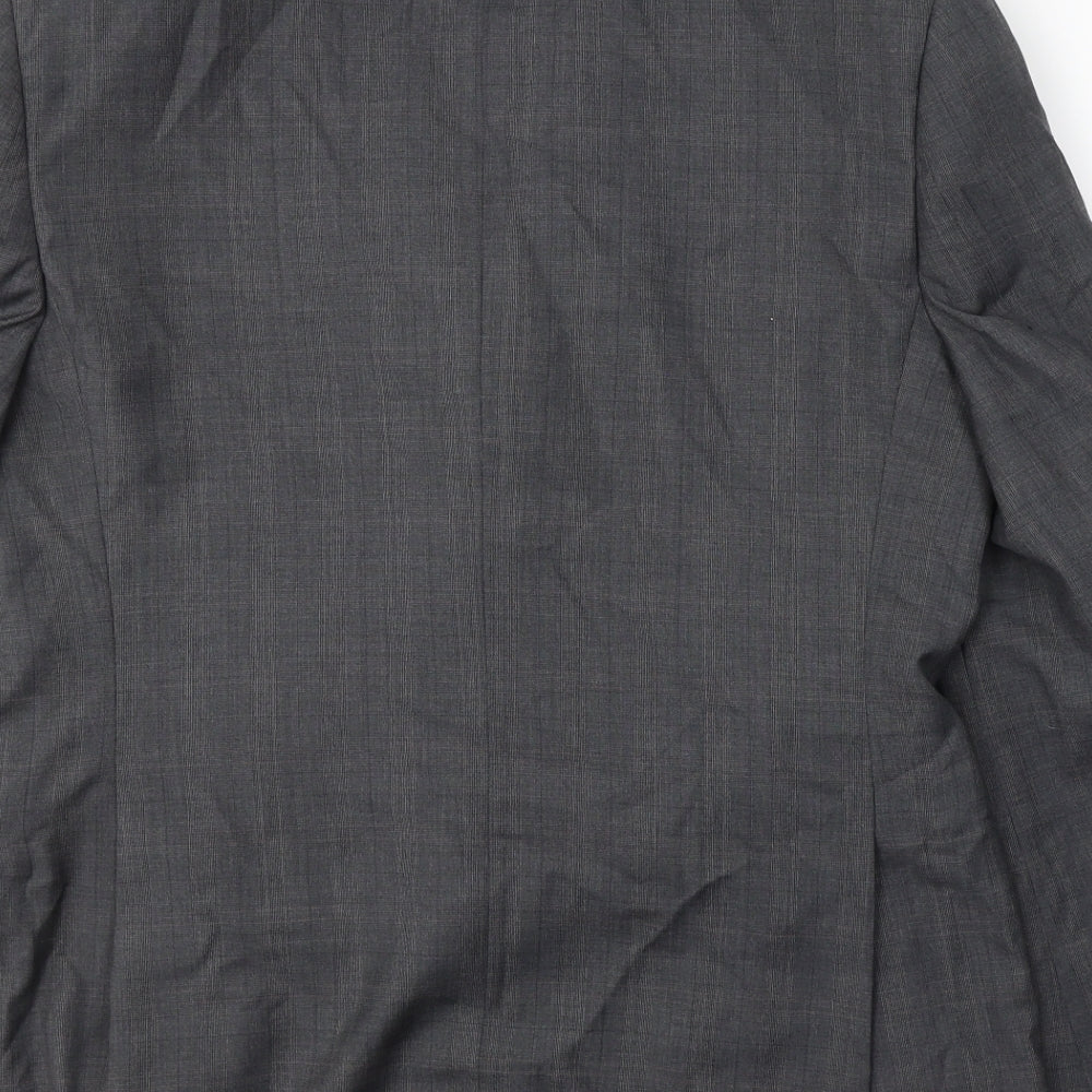French Connection Mens Grey Wool Jacket Suit Jacket Size S