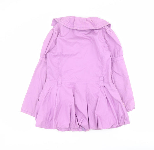 Setty Koop Girls Purple Jacket Size 10 Years Zip