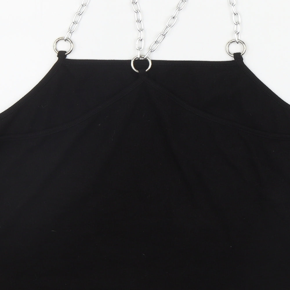 SheIn Womens Black Polyester Camisole Tank Size 4XL Square Neck
