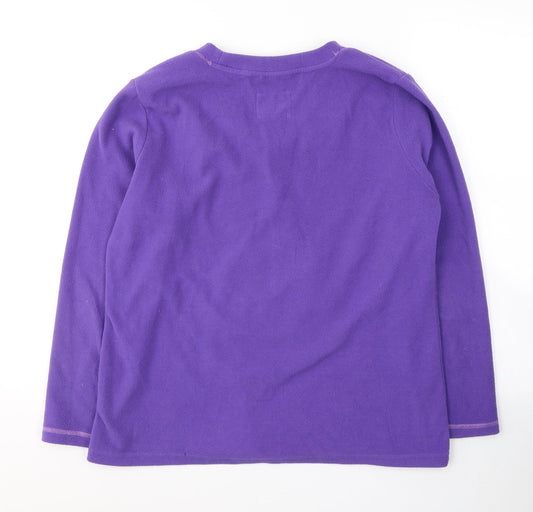 Bonmarché Womens Purple Polyester Pullover Sweatshirt Size 12 Pullover - PENGUINS