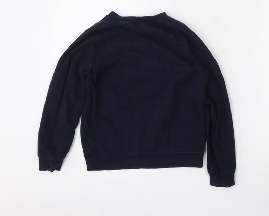 NEXT Boys Blue Cotton Pullover Sweatshirt Size 6 Years