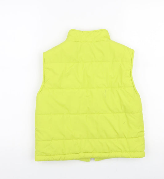 tuc tuc Boys Yellow Gilet Coat Size 8 Years Zip