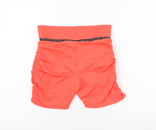 Hollyfield Girls Pink Polyester Compression Shorts Size 14-15 Years Regular