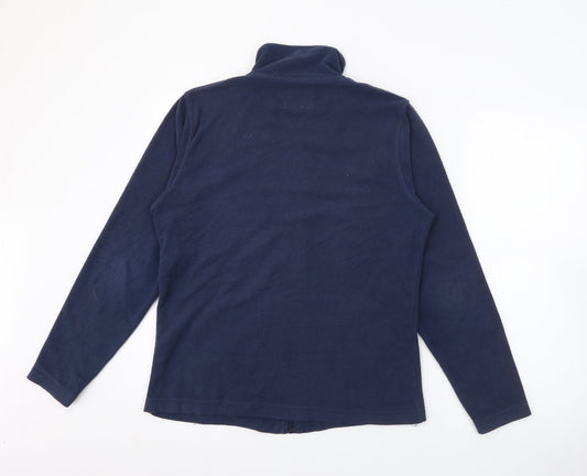 Miss Life Womens Blue Jacket Size L Zip