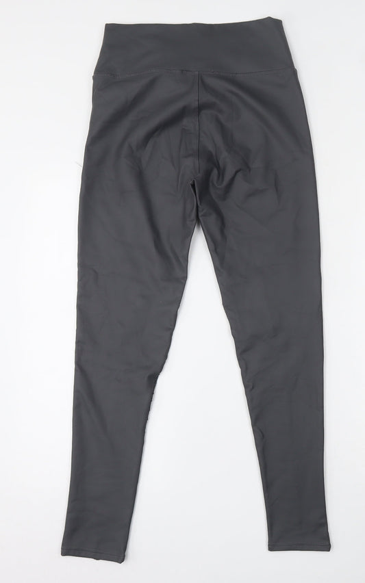 Verso Womens Grey Polyamide Trousers Size S L26 in Regular
