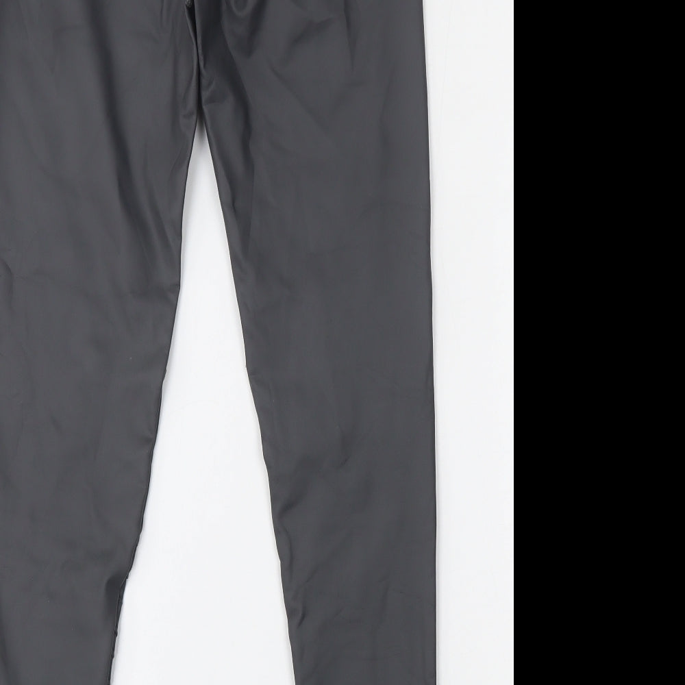 Verso Womens Grey Polyamide Trousers Size S L26 in Regular