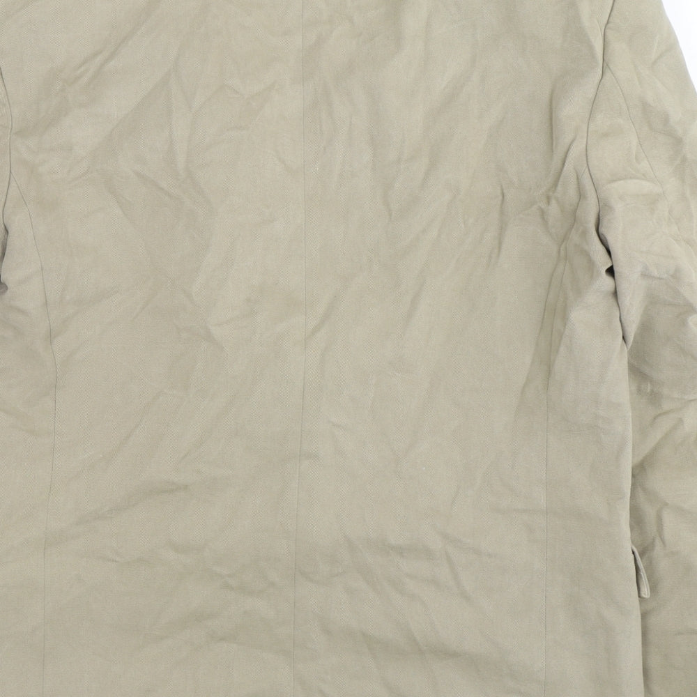 Gurteen Mens Beige Cotton Jacket Suit Jacket