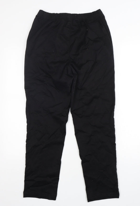 Croft & Barrow Womens Black Cotton Trousers Size S L28 in Regular