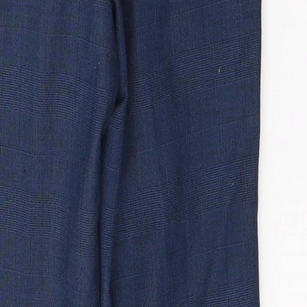 NEXT Boys Blue Polyester Capri Trousers Size 8 Years Regular Button