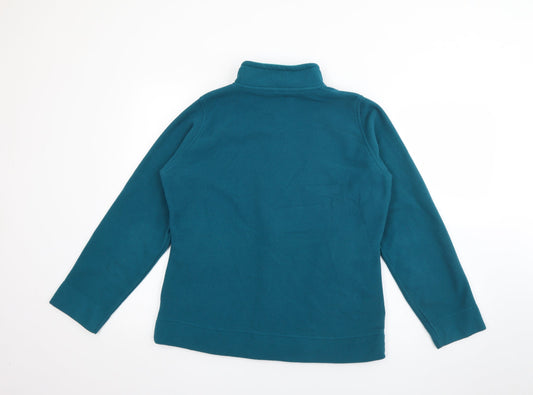 Isle Essentials Womens Blue Jacket Size M Zip
