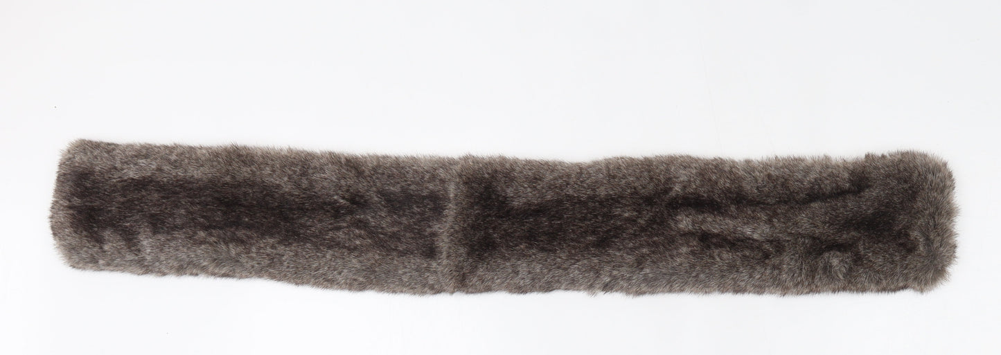 F&F Womens Brown Acrylic Scarf