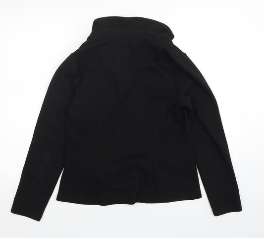 George Womens Black Jacket Blazer Size 12 Button