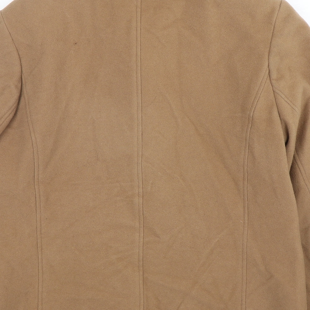 Marks and Spencer Womens Brown Jacket Size 12 Button