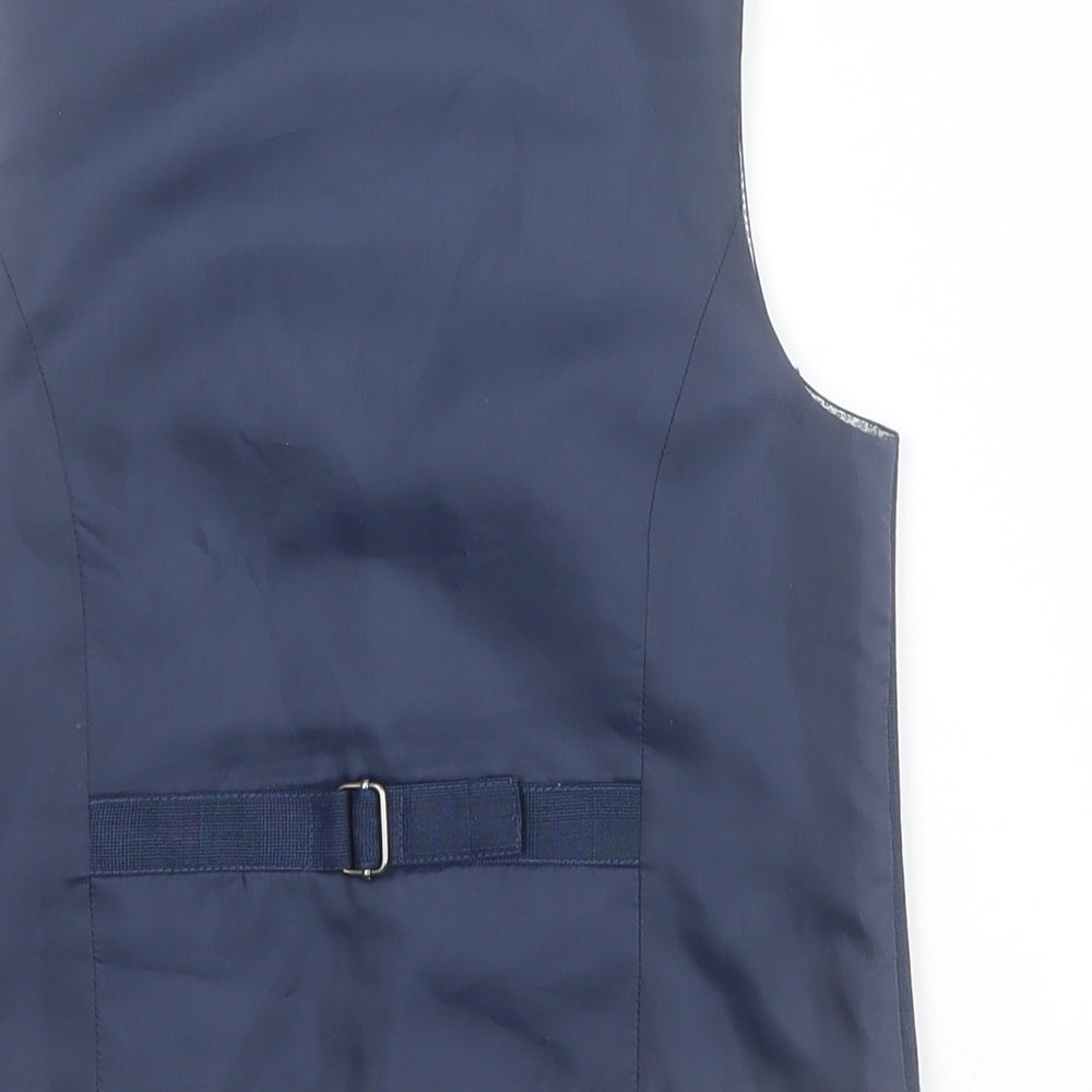 NEXT Boys Blue Jacket Waistcoat Size 6 Years Button