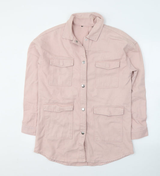 Dunnes Womens Pink Jacket Size XS Button